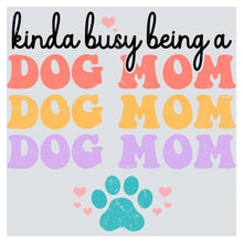 a poster with a dog's paw and the words kinda busy being a dog