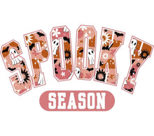 Spooky Season Halloween Sticker, Cute Ghost Floral Autumn Decor, Waterproof Vinyl Decal