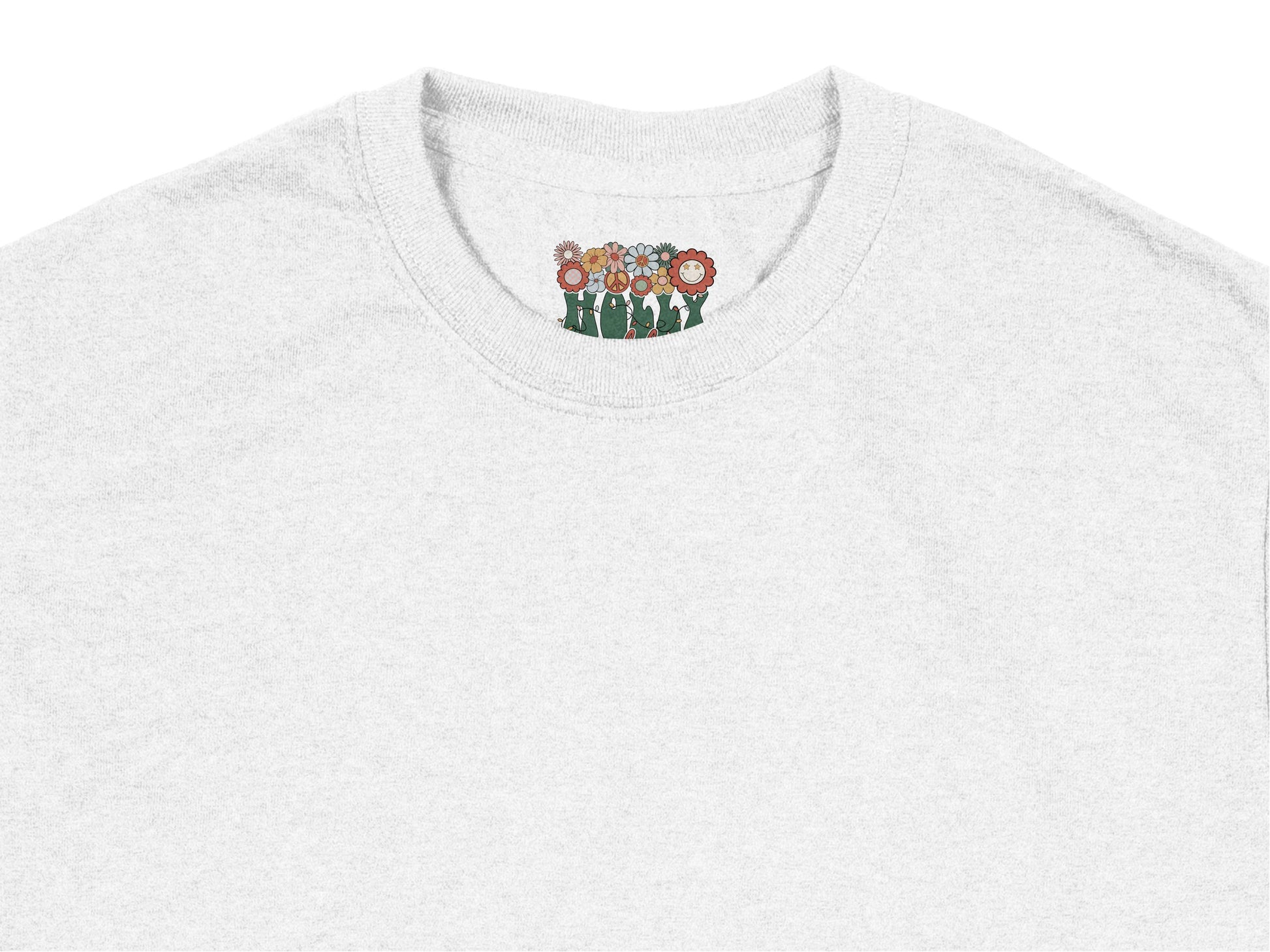 Women's Floral Embroidered T-Shirt, Custom Daisy Design, Casual Summer Top, Unique Flower Apparel