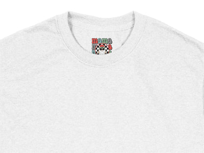 Unisex Heather Gray T-Shirt with Small Colorful Robot Design, Casual Summer Tee