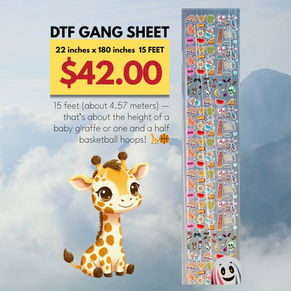 DTF Transfers Gang Sheets