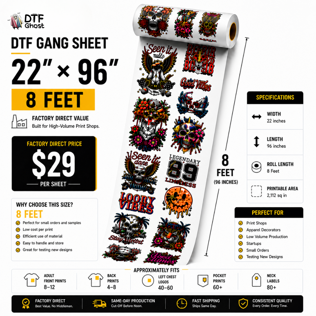 DTF Transfers Gang Sheet Builder