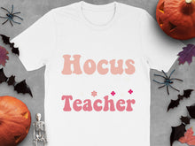Hocus Pocus Teacher T-Shirt Halloween Costume Tee Educator Fall Apparel Spooky School Shirt Witch Theme Top Unisex Fit