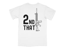 Men's White Graphic Tee, 2nd Amendment Rights, AR-15 Rifle Design, Patriotic T-Shirt, Casual Wear