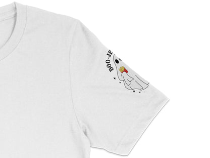 White T-Shirt with Cute Duck Graphic, Unisex Casual Tee, Short Sleeve Cotton Shirt, Duck Print Top for All Ages