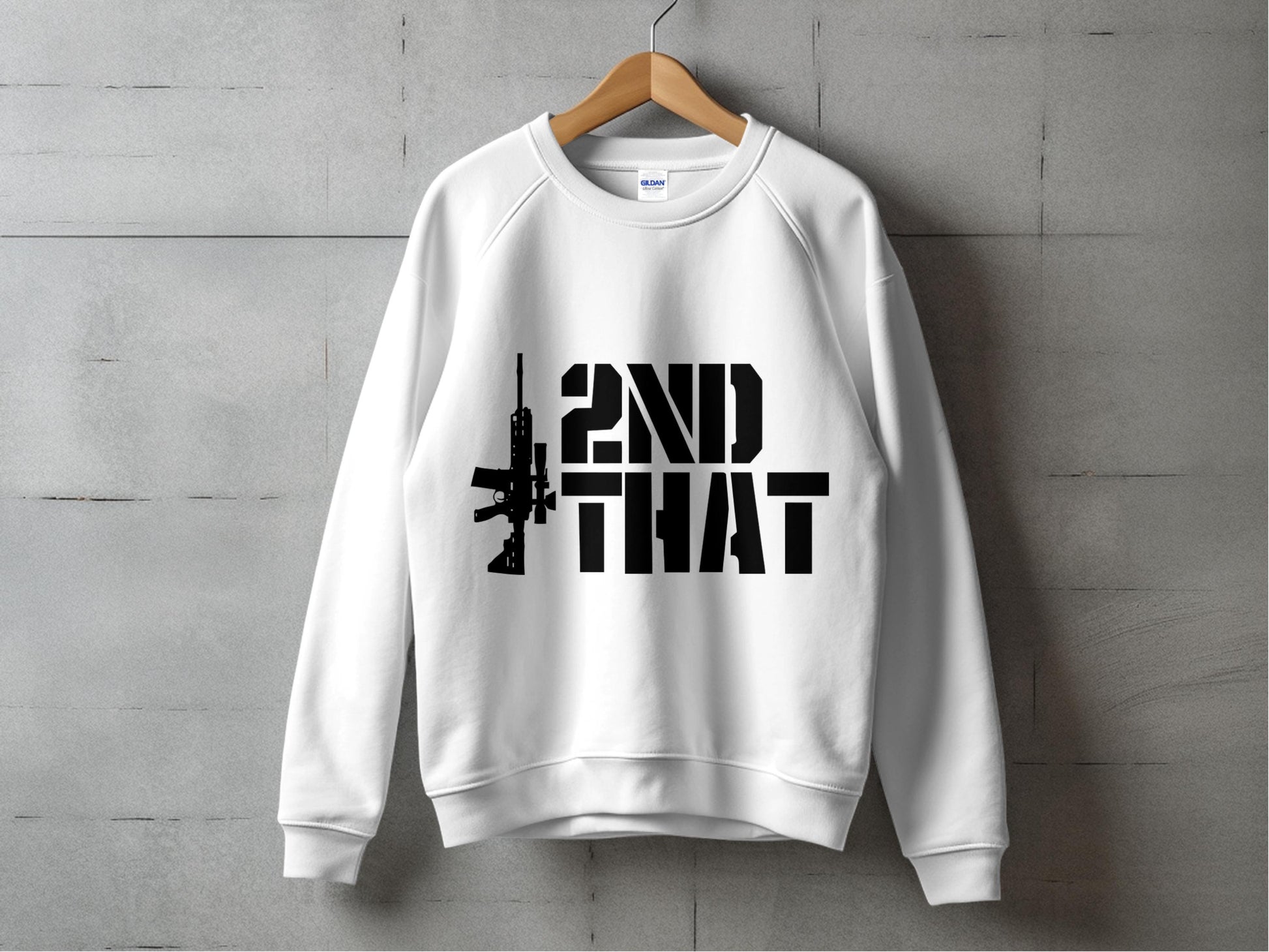 Trendy White Sweatshirt with Bold Graphic Print, Stylish Streetwear, Unisex Fashion Pullover