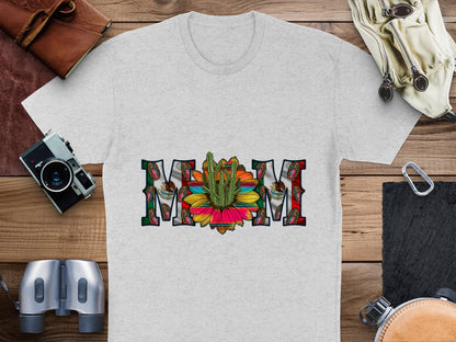 Colorful Floral Graphic T-Shirt, Vibrant Flower Design Art Tee, Unisex Summer Fashion Top, Casual Wear