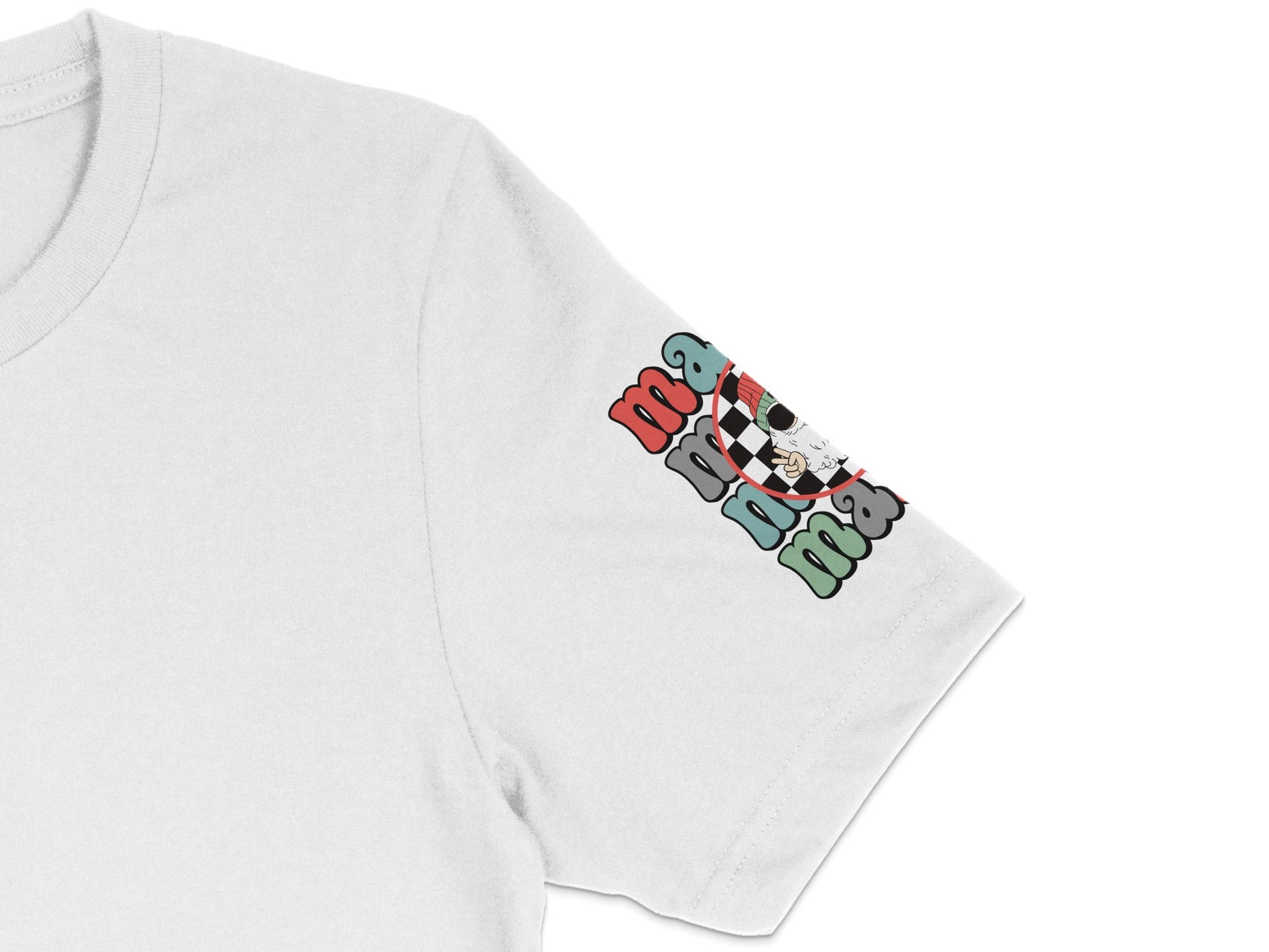 Vintage Cartoon Cats Print T-Shirt, Unisex White Cotton Tee, Retro Style Graphic Top