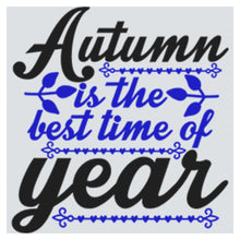the words autumn is the best time of year