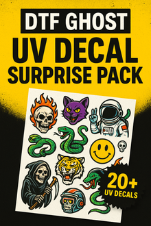 DTF Ghost UV Decal Surprise Pack!