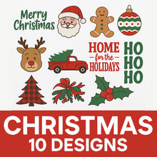 10 Designs Christmas Gang Sheet - PCHR08