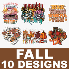 10 Designs Fall Gang Sheet - PFAL01
