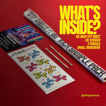 DTF Transfers & UV DTF Transfers Sample Pack