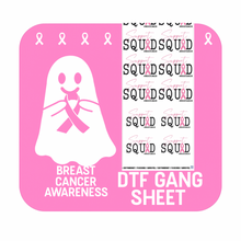 60" Breast Cancer Awareness DTF Transfers Gang Sheet - PBCA03