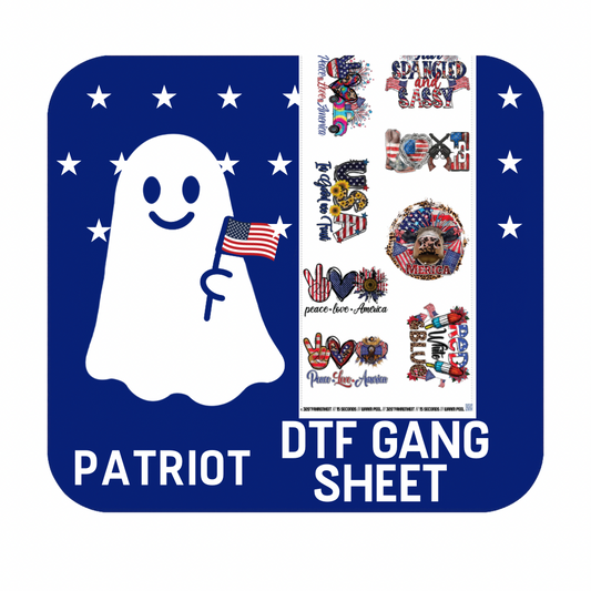 60" Patriot DTF Transfers Gang Sheet - PPAT02