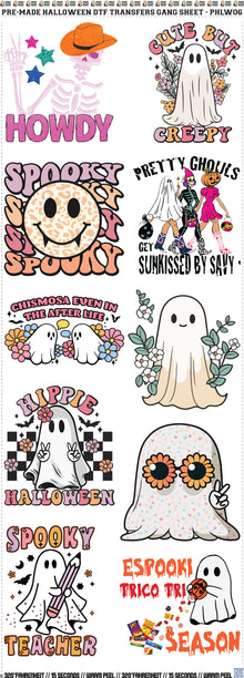 10 Designs Halloween Gang Sheet - PHLW06