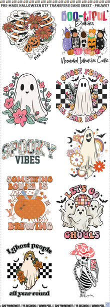 10 Designs Halloween Gang Sheet - PHLW07