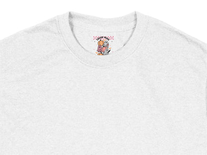 Cute Dog and Cat Cartoon Gray T-Shirt, Unisex Animal Graphic Tee, Casual Comfortable Cotton Shirt for Pet Lovers