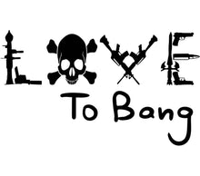 Gothic Skull and Crossbones Decal, Modern Pirate Theme Wall Sticker, Black and White Home Decor