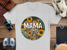 Mama Earth Sunflower Graphic T-Shirt, Eco-Friendly Earth Day Tee, Vintage Boho Style Top for Women and Men