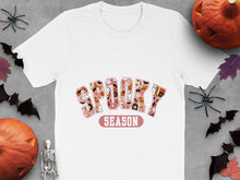 Spooky Season Halloween T-Shirt, Skeleton and Pumpkin Decor, Unisex Fall Apparel, October Festive Fashion