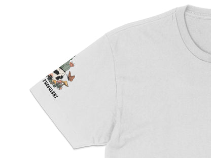Men's White T-Shirt with Floral Soccer Ball Print, Casual Cotton Tee, Sporty Summer Fashion, Unique Graphic Design Shirt
