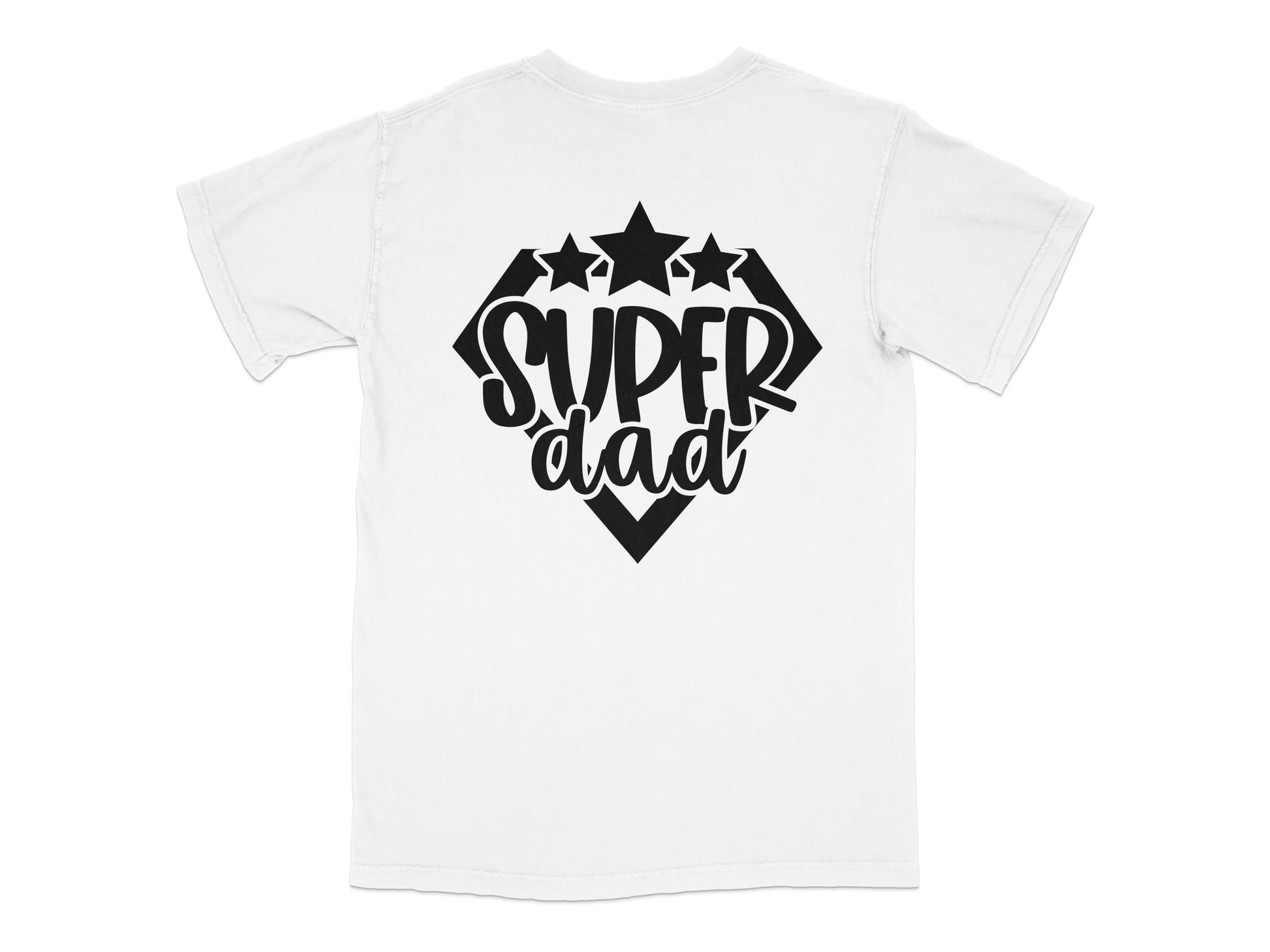 Super Dad T-Shirt, Perfect Gift for Father's Day, Men's White Graphic Tee