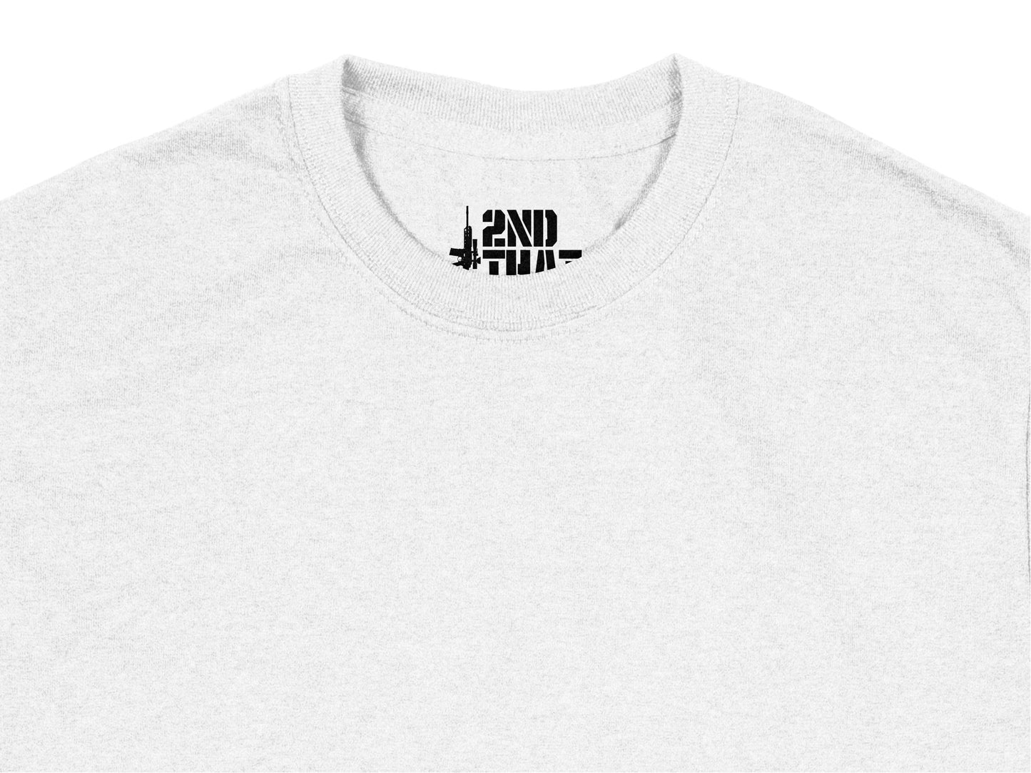 Minimalist White T-Shirt with Small Black Logo, Unisex Casual Streetwear, Soft Cotton Tee, Trendy Monochrome Top for Everyday Wear