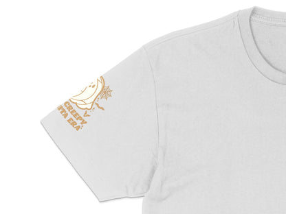 Grey T-Shirt with Banana Graphic, Casual Summer Tee, Unisex Cotton Shirt, Fruit Design Top