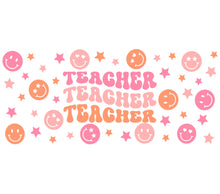 Teacher Appreciation Sticker Pack, Smiley Face and Stars, Colorful Classroom Decor, Customizable Vinyl Stickers