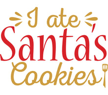 I Ate Santa's Cookies T-Shirt, Funny Christmas Tee, Holiday Festive Apparel, Xmas Gift Idea