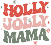 Holly Jolly Mama Christmas SVG, Festive Holiday Mom Graphic, Digital Download, Winter Season Decoration, Family Celebrations Design