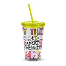 Personalized Monogram Tumbler, Custom Acrylic Cup with Straw, Colorful Insulated Drinkware, Unique Gift Idea