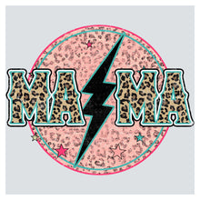 a picture of the word mamma with a lightning bolt
