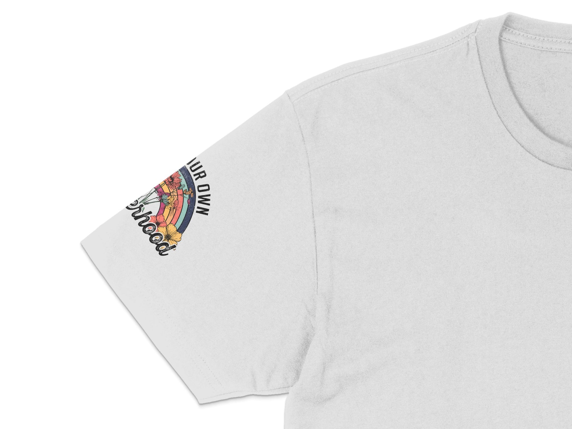Vintage Tattoo Style Long Sleeve T-Shirt, Floral Anchor Print, Casual Unisex Apparel