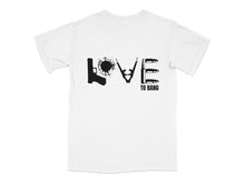 Love to Bang Graphic T-Shirt, Unisex White Tee with Bold Black Text Design, Casual Streetwear