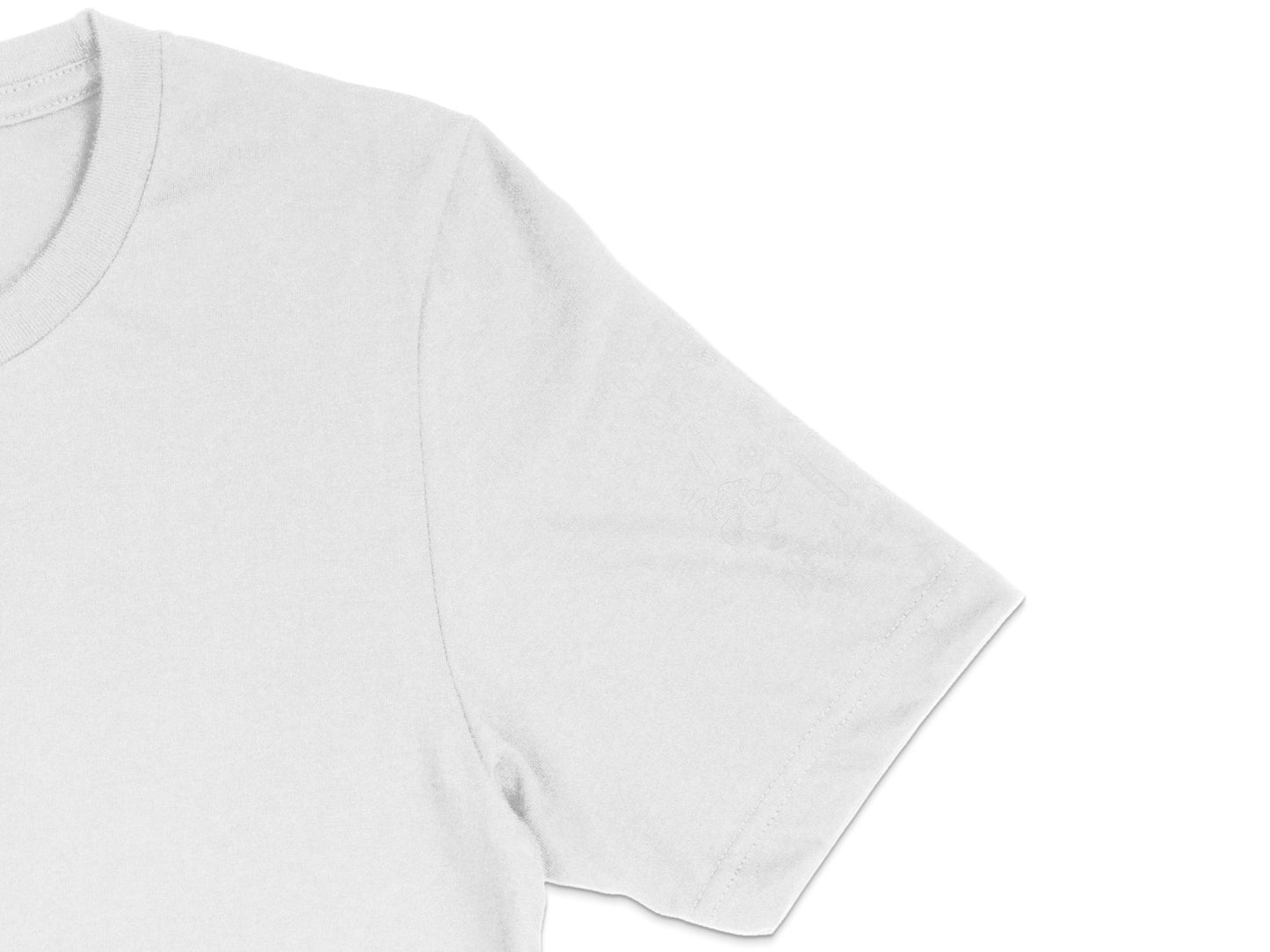 Plain White T-Shirt Minimalist Design Soft Cotton Unisex Basic Tee Casual Everyday Wear Essential Top