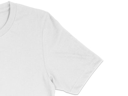 Plain White T-Shirt Minimalist Design Soft Cotton Unisex Basic Tee Casual Everyday Wear Essential Top