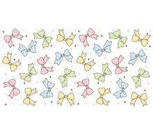 Colorful Butterfly Pattern Fabric, Pastel Baby Room Decor, Pink Blue Green Soft Nursery Textile Design