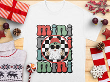 Mini Schnauzer Christmas T-Shirt, Cute Dog Wearing Hat, Festive Holiday Tee, Pet Lover Gift