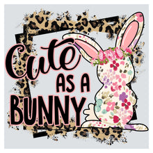 a picture of a bunny with flowers on its head