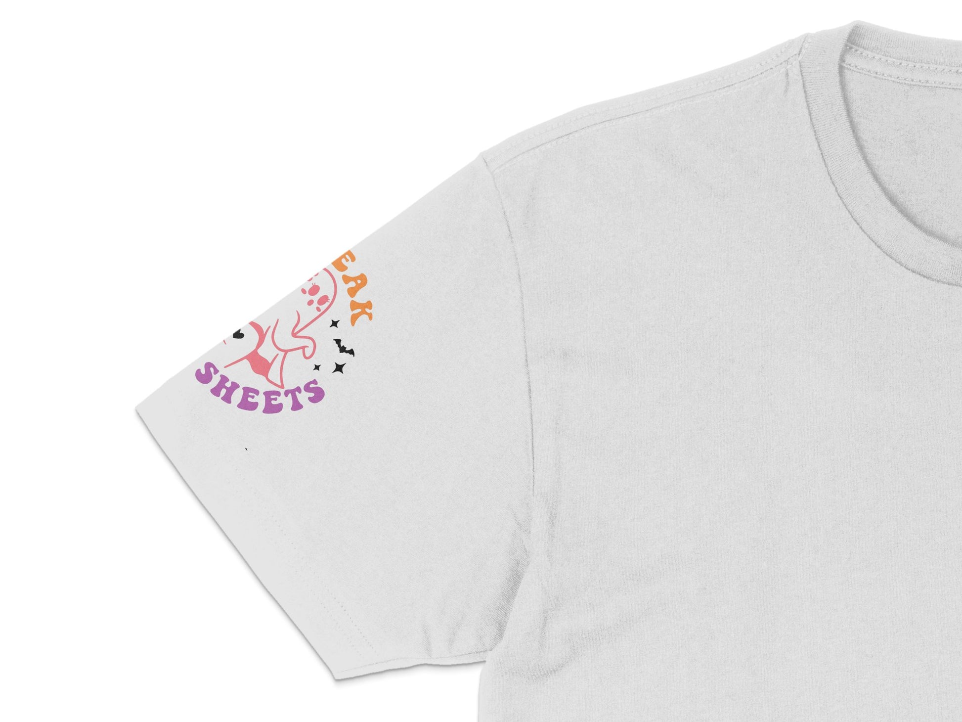 Women's Gray T-Shirt with Colorful Typography, Cute Cat Design, Casual Wear, Cozy Everyday Tee