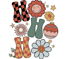 Boho Chic Alphabet Letters Decal Stickers, Floral and Checkered Pattern, Colorful Wall Art Decor for Nursery and Home