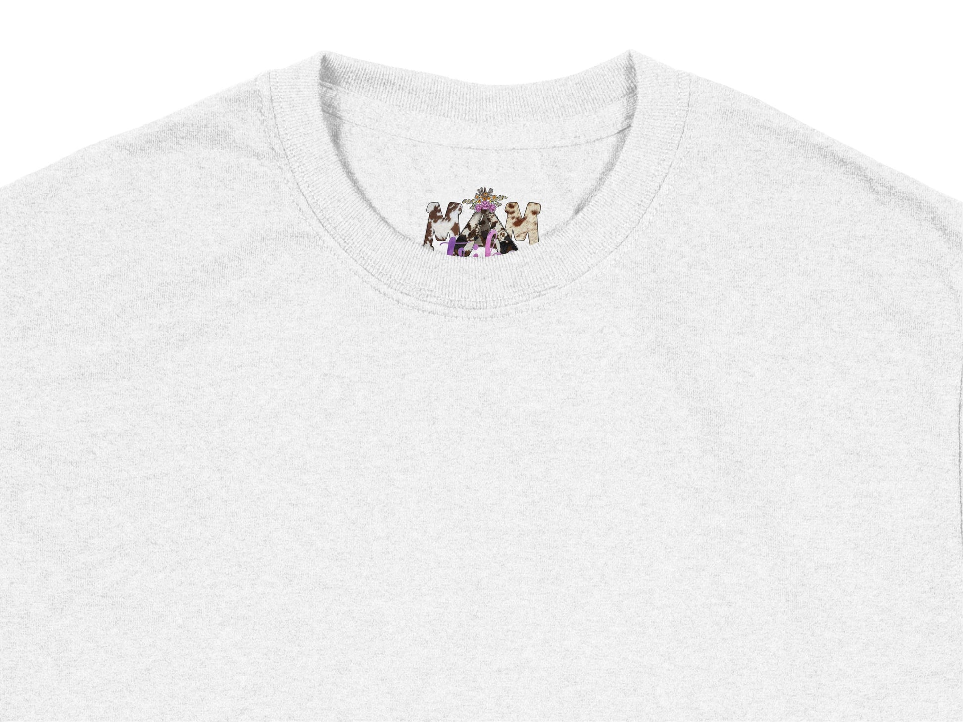 Grey T-Shirt with Miniature People Print, Casual Graphic Tee, Unique Illustration, Fashion Top for Adults