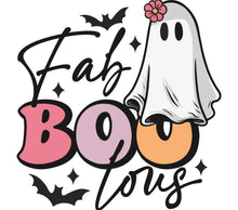 FabBOOlous Ghost Halloween Shirt Design, Cute Spooky Ghost Graphic Tee, Fun October Clothing Item