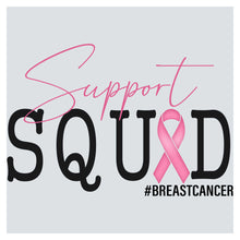 a breast cancer awareness poster with a pink ribbon