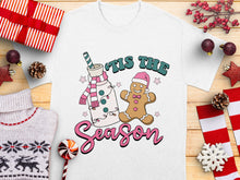 Festive Holiday T-Shirt, Gingerbread Man and Unicorn, Christmas Themed Graphic Tee, Fun Winter Apparel for All Ages
