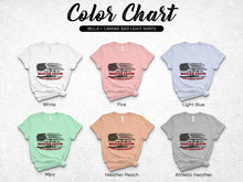 Bella Canvas 3001 T-Shirt Color Chart, Men of Title Law Enforcement Shirts