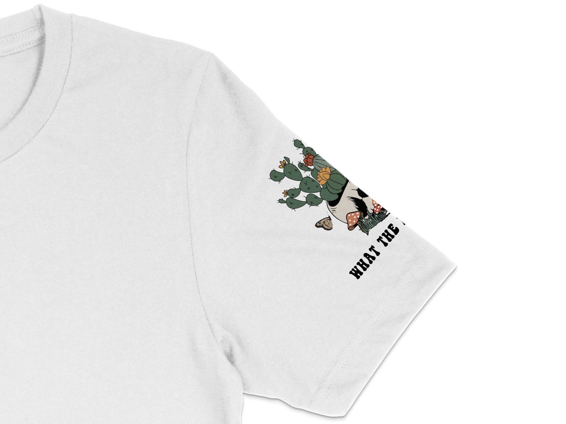 White T-Shirt with Funny Cat Design, Cute Cats Climbing Graphic Tee, Unisex Casual Shirt